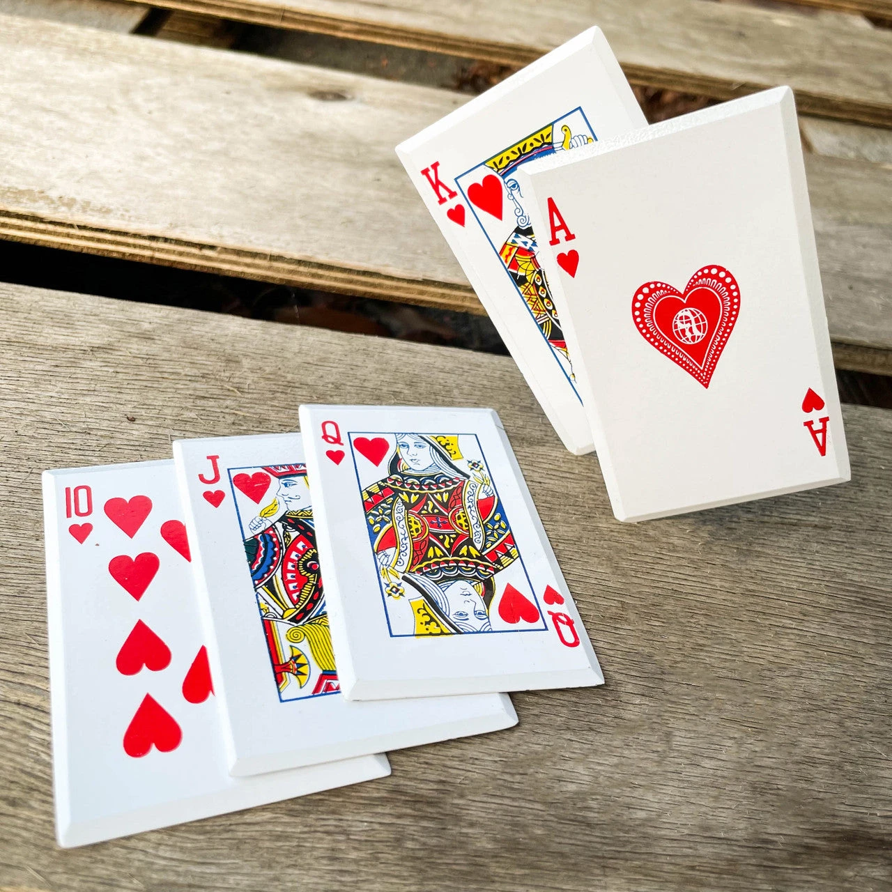 Royal Flush Throwing Cards 3 Royal Flush Throwing Cards