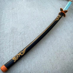 41" Demon Slayer Sword Bamboo Wooden Blade Katana Samurai Cosplay For Anime -BLADE ADDICT Sales IMG 0786