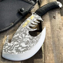 11.5" Outdoor Camping Survival Fixed Blade Tomahawk Wolf Etch Axe Hatchet Knife -BLADE ADDICT Sales IMG 1693