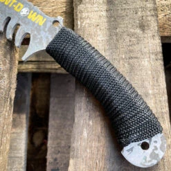 11.5" Outdoor Camping Survival Fixed Blade Tomahawk Wolf Etch Axe Hatchet Knife -BLADE ADDICT Sales IMG 1695