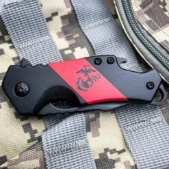 USMC Military Marines Tactical Spring Assisted Open Pocket Knife Bottle Opener 8 USMC Military Marines Tactical Spring Assisted Open Pocket Knife Bottle Opener -BLADE ADDICT Sales IMG 1799 11615.1674605578