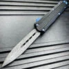 Damascus Etch Auto OTF Knife -BLADE ADDICT Sales IMG 1828 33614.1674784032