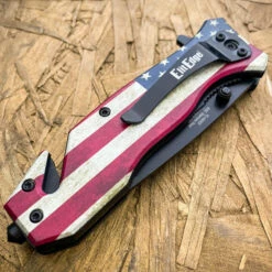 8" Military Tactical USA Flag Spring Assisted Folding Rescue Pocket Knife 11 8" Military Tactical USA Flag Spring Assisted Folding Rescue Pocket Knife -BLADE ADDICT Sales IMG 2247 82435.1677191847