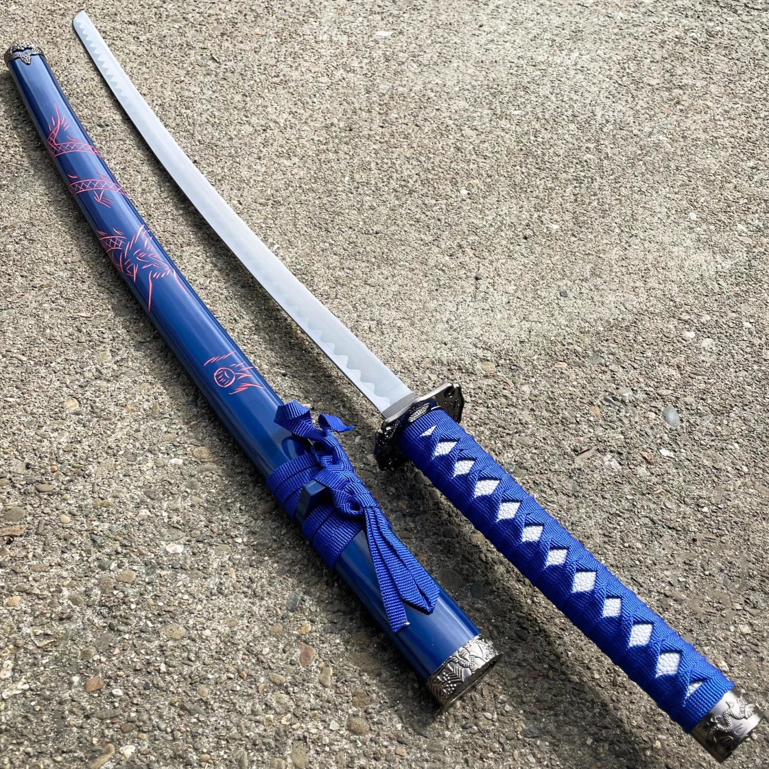 Real Japanese Samurai Sword KATANA High Carbon Steel Ninja Blade 9 Real Japanese Samurai Sword KATANA High Carbon Steel Ninja Blade - Image 7