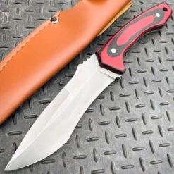 9" Survival Outdoor Hunting Knife Fixed Blade W/ Wood Handle -BLADE ADDICT Sales IMG 2697