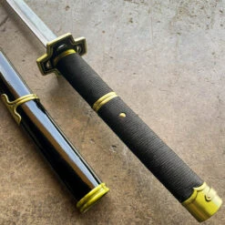 41" RORONAO ZORO METAL YUBASHIRI ONE PIECE RYO WAZAMONO SWORD KATANA 8 41" RORONAO ZORO METAL YUBASHIRI ONE PIECE RYO WAZAMONO SWORD KATANA -BLADE ADDICT Sales IMG 4127