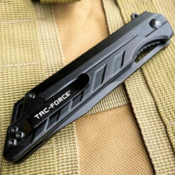 TAC-FORCE Military Tanto Pocket Knife Black -BLADE ADDICT Sales IMG 4451 93400.1687985034