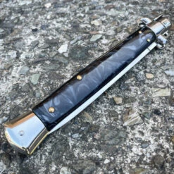 13" Big Boy Auto Italian Stiletto Switch Blade Black Pearl 9 13" Big Boy Auto Italian Stiletto Switch Blade Black Pearl -BLADE ADDICT Sales IMG 5414 17495.1692313987