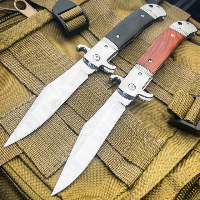 Gentleman's Wood Auto Pocket Knife 3 Gentleman's Wood Auto Pocket Knife