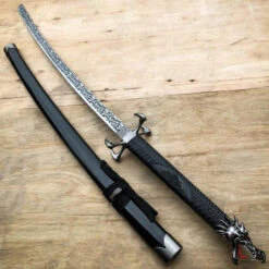 40" Black Dragon SAMURAI NINJA Bushido KATANA Japanese Four Claw Sword Blade -BLADE ADDICT Sales IMG 5600 48224