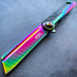 S-TEC 8' Military Rescue Spring Assisted Pocket Knife -BLADE ADDICT Sales IMG 6511 37178.1695855335