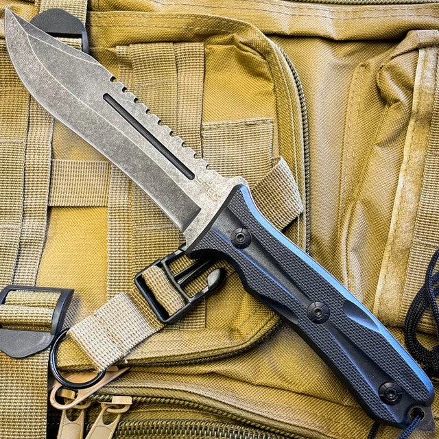 11.8″ Fixed Blade Hunting Knife With G10 Handle 4 11.8″ Fixed Blade Hunting Knife With G10 Handle - Image 2