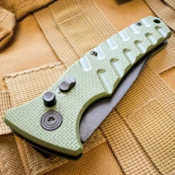 Atom Automatic Switchblade Knife Green 8 Atom Automatic Switchblade Knife Green -BLADE ADDICT Sales IMG 6606 78651.1696282871