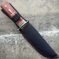 11" STAINLESS STEEL CELTIC CROSS HUNTING KNIFE WOOD HANDLE Gothic Skinning BROWN 9 11" STAINLESS STEEL CELTIC CROSS HUNTING KNIFE WOOD HANDLE Gothic Skinning BROWN -BLADE ADDICT Sales IMG 7333 93623.1700597403.1280.1280