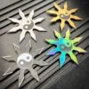 8 Point Black Silver Ying Yang Shuriken Throwing Ninja Star 2 8 Point Black Silver Ying Yang Shuriken Throwing Ninja Star -BLADE ADDICT Sales IMG 7637