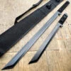 2 PC Black NINJA MACHETE SWORD ZOMBIE TACTICAL SURVIVAL KNIFE Fixed Blade 1 2 PC Black NINJA MACHETE SWORD ZOMBIE TACTICAL SURVIVAL KNIFE Fixed Blade -BLADE ADDICT Sales IMG 8108 2 02714.1656535364.1280.1280