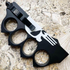 US 1918 Trench Knuckle OTF Skull -BLADE ADDICT Sales IMG 8116 2 78956.1656537420.1280.1280