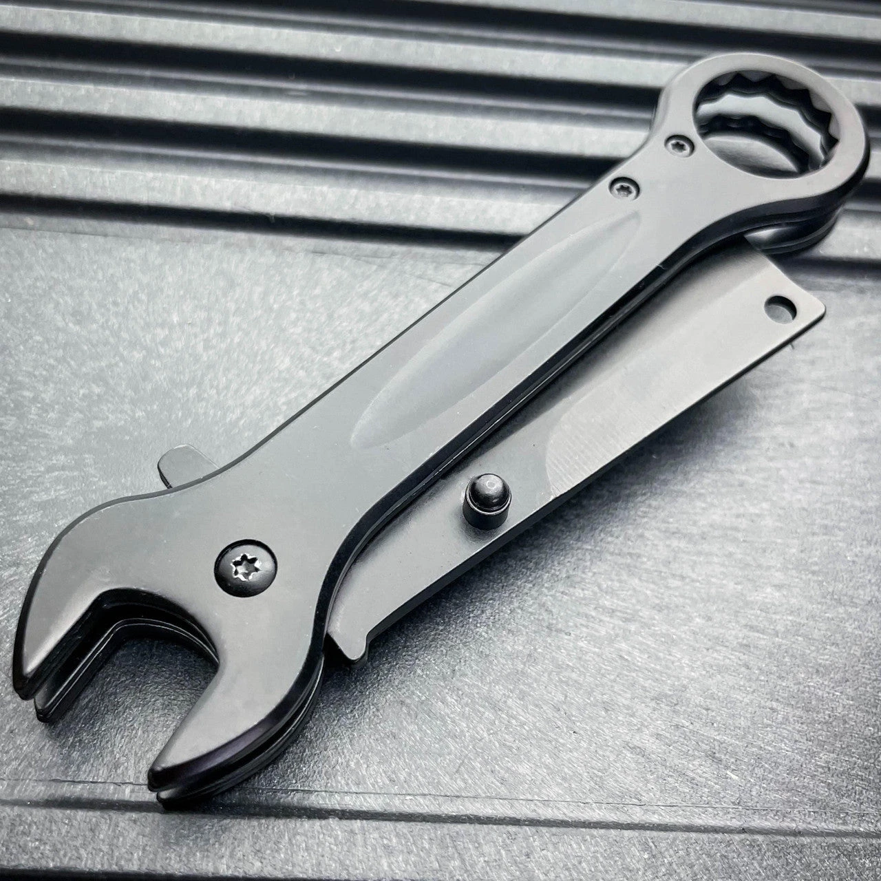 Multi-Tool Tanto Blade Spring Assisted Open Folding Pocket Knife Wrench Tool NEW 6 Multi-Tool Tanto Blade Spring Assisted Open Folding Pocket Knife Wrench Tool NEW - Image 4