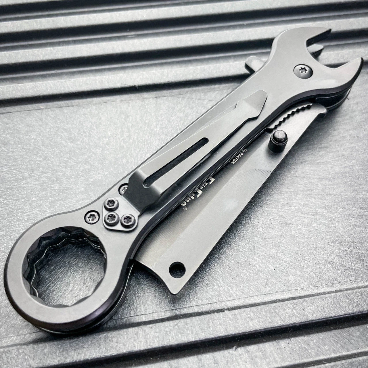 Multi-Tool Tanto Blade Spring Assisted Open Folding Pocket Knife Wrench Tool NEW 4 Multi-Tool Tanto Blade Spring Assisted Open Folding Pocket Knife Wrench Tool NEW - Image 2