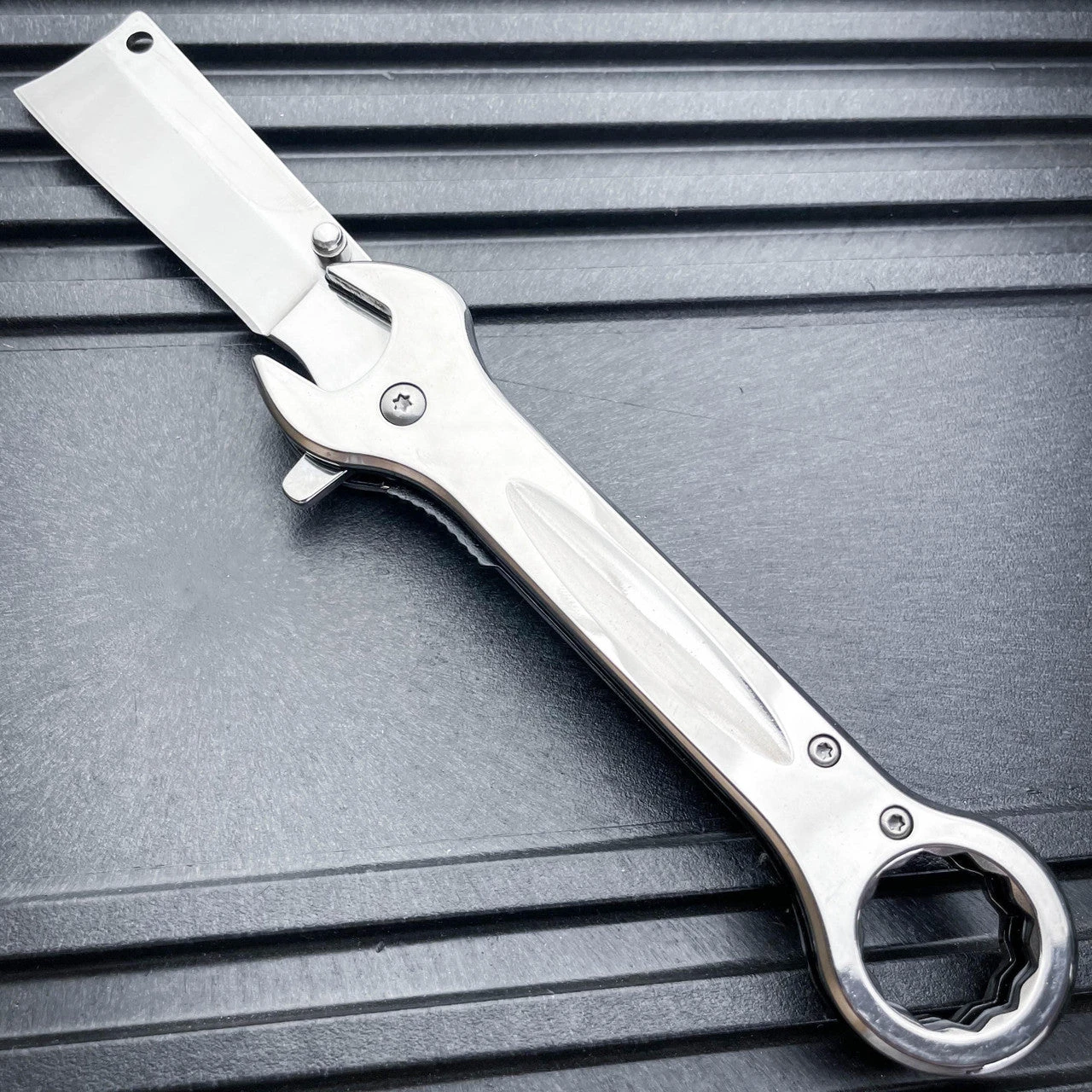 Multi-Tool Tanto Blade Spring Assisted Open Folding Pocket Knife Wrench Tool NEW 11 Multi-Tool Tanto Blade Spring Assisted Open Folding Pocket Knife Wrench Tool NEW - Image 9