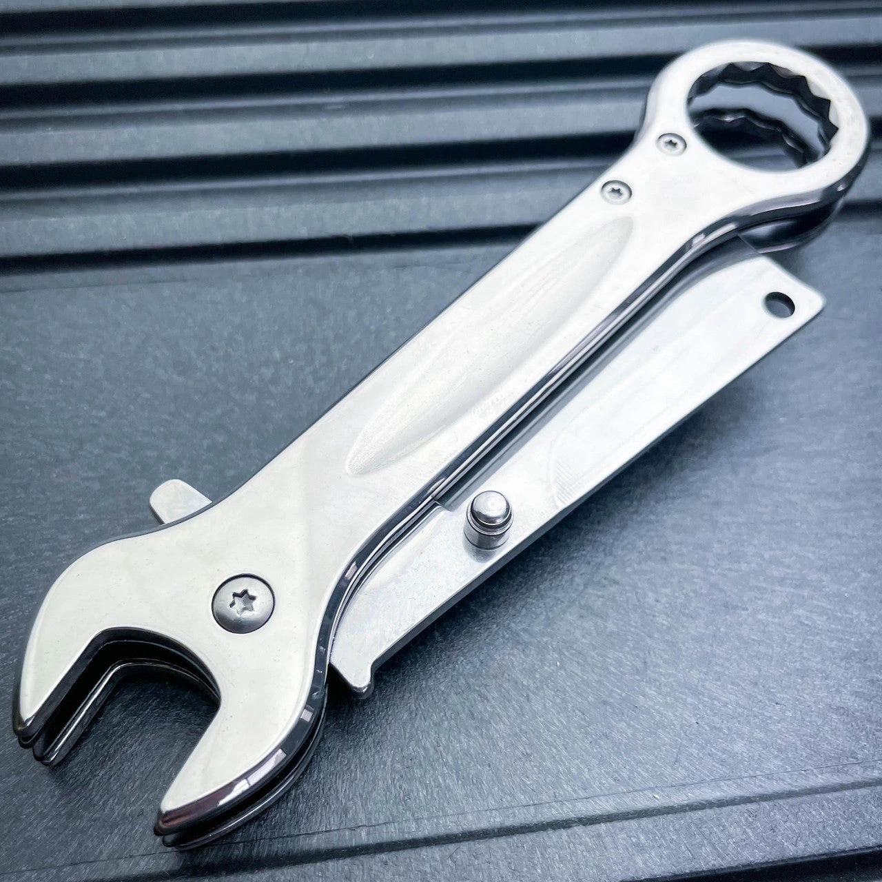 Multi-Tool Tanto Blade Spring Assisted Open Folding Pocket Knife Wrench Tool NEW 10 Multi-Tool Tanto Blade Spring Assisted Open Folding Pocket Knife Wrench Tool NEW - Image 8