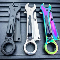 Multi-Tool Tanto Blade Spring Assisted Open Folding Pocket Knife Wrench Tool NEW 32 Multi-Tool Tanto Blade Spring Assisted Open Folding Pocket Knife Wrench Tool NEW -BLADE ADDICT Sales IMG 8212 59427