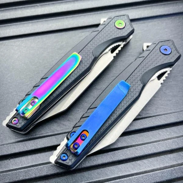 8" M-Tech Everyday Carry Sharp Spring Assisted Open Folding Pocket Knife Blade 4 8" M-Tech Everyday Carry Sharp Spring Assisted Open Folding Pocket Knife Blade - Image 2