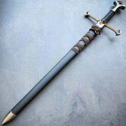 23" Templar Crusader Medieval Sword Scabbard Historical Fantasy 17 23" Templar Crusader Medieval Sword Scabbard Historical Fantasy -BLADE ADDICT Sales IMG 9401 10906