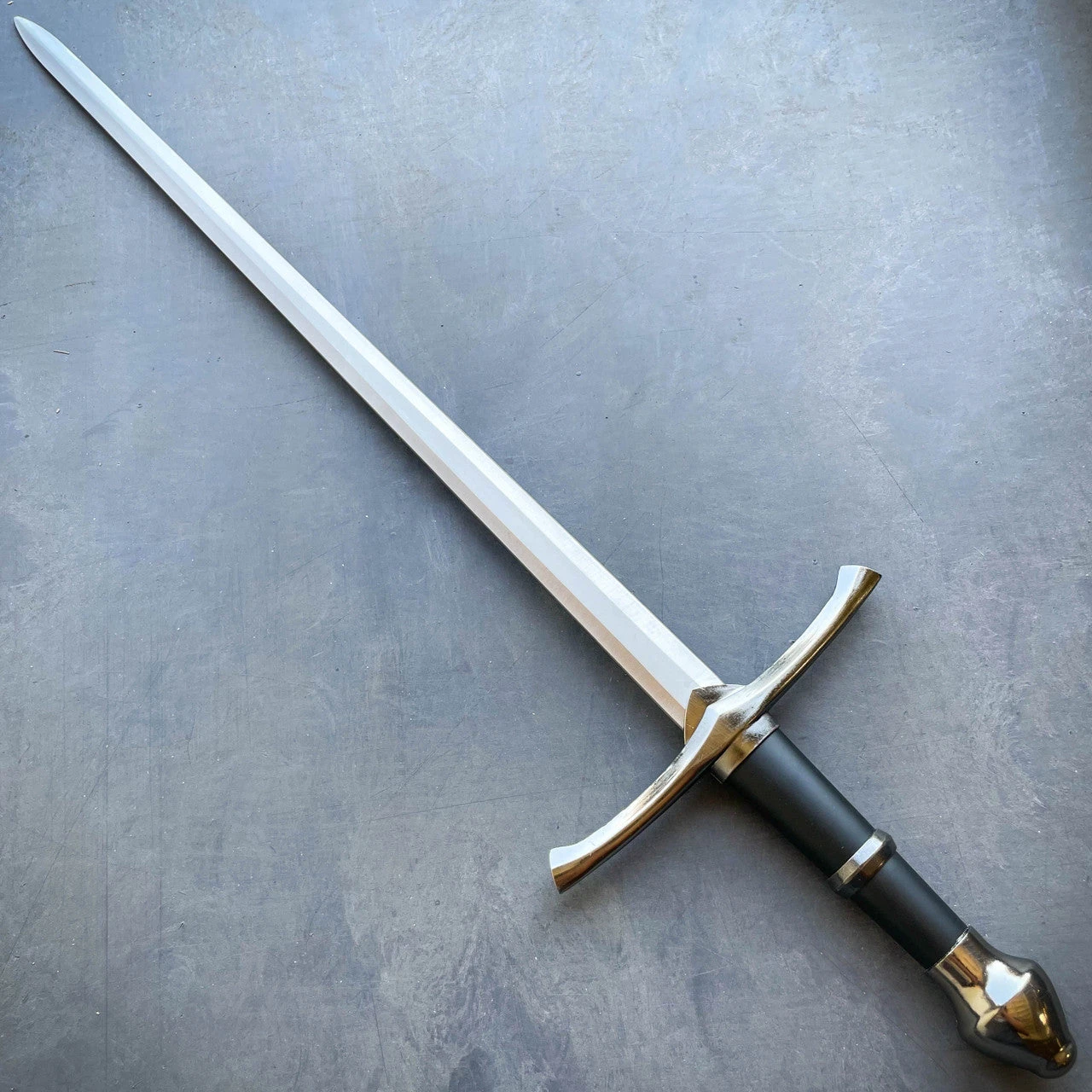 23" Templar Crusader Medieval Sword Scabbard Historical Fantasy 6 23" Templar Crusader Medieval Sword Scabbard Historical Fantasy - Image 4