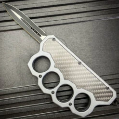 Grey Knuckle Head Carbon Fiber OTF 11 Grey Knuckle Head Carbon Fiber OTF -BLADE ADDICT Sales IMG 9746 2 82242