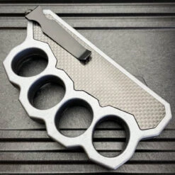 Grey Knuckle Head Carbon Fiber OTF 10 Grey Knuckle Head Carbon Fiber OTF -BLADE ADDICT Sales IMG 9749 2 60469