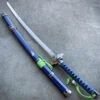 Sword Warrior Blue Exorcist Sword Real Steel Exorcist Okumura Rin Cosplay Katana Replica Prop For Collection, Gift And Cosplay