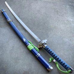 Sword Warrior Blue Exorcist Sword Real Steel Exorcist Okumura Rin Cosplay Katana Replica Prop For Collection, Gift And Cosplay