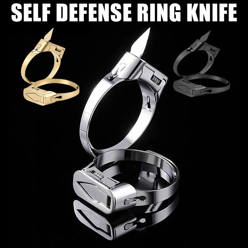 Metal Self Defense Ring Knife 3 Metal Self Defense Ring Knife
