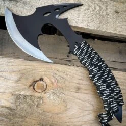 11" TACTICAL TOMAHAWK THROWING AXE FULL TANG BATTLE HATCHET HUNTING SURVIVAL NEW -BLADE ADDICT Sales blade addict axes 11 tactical tomahawk throwing axe full tang battle hatchet hunting survival new 23895399137479
