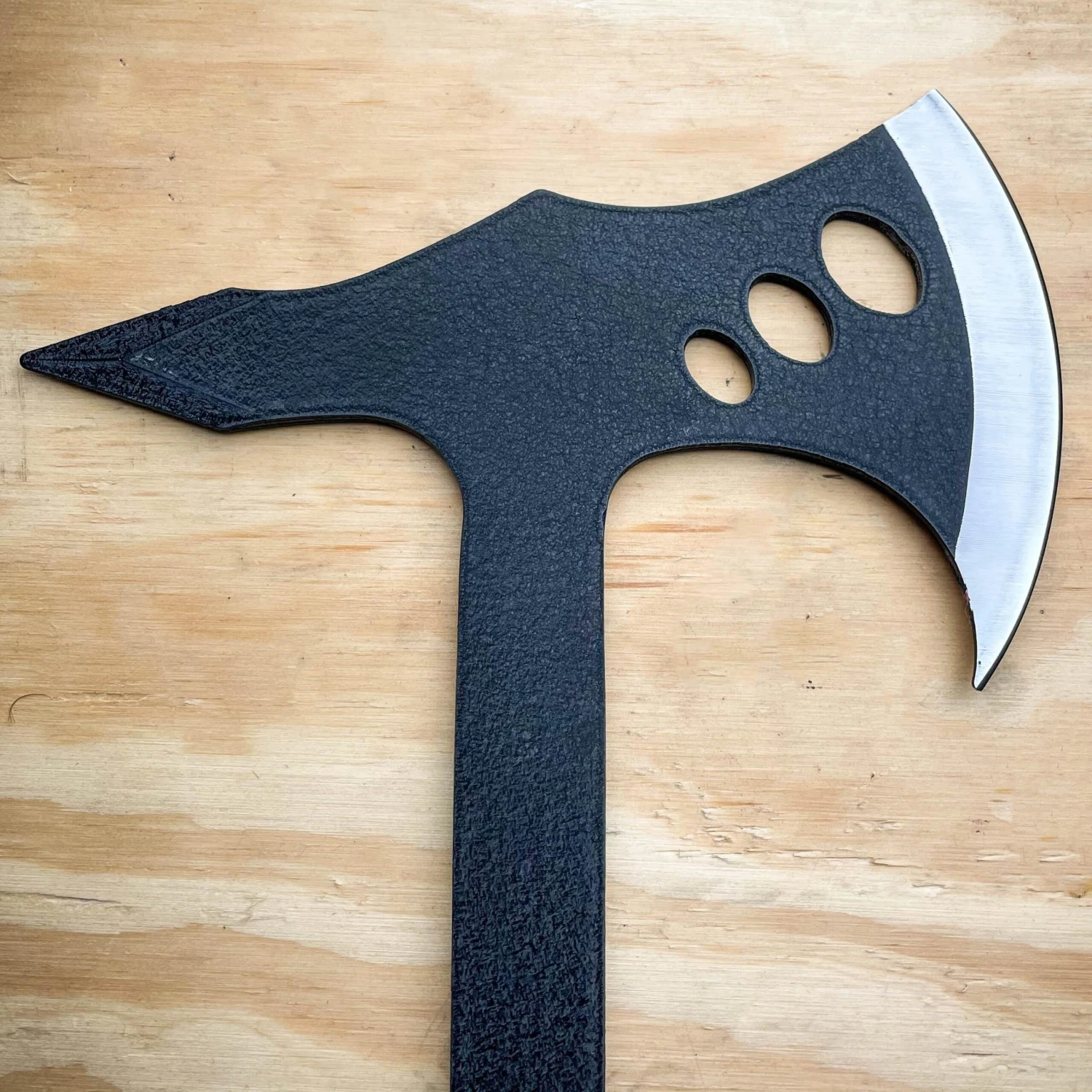 14" Black Tactical Tomahawk Axe Full Tang Outdoor Hunting Camping Hatchet NEW 5 14" Black Tactical Tomahawk Axe Full Tang Outdoor Hunting Camping Hatchet NEW - Image 3