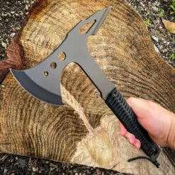 15" Black Tactical Tomahawk Axe Full Tang Outdoor Hunting Camping Hatchet NEW -BLADE ADDICT Sales blade addict axes 15 black tactical tomahawk axe full tang outdoor hunting camping hatchet new 24548660412615