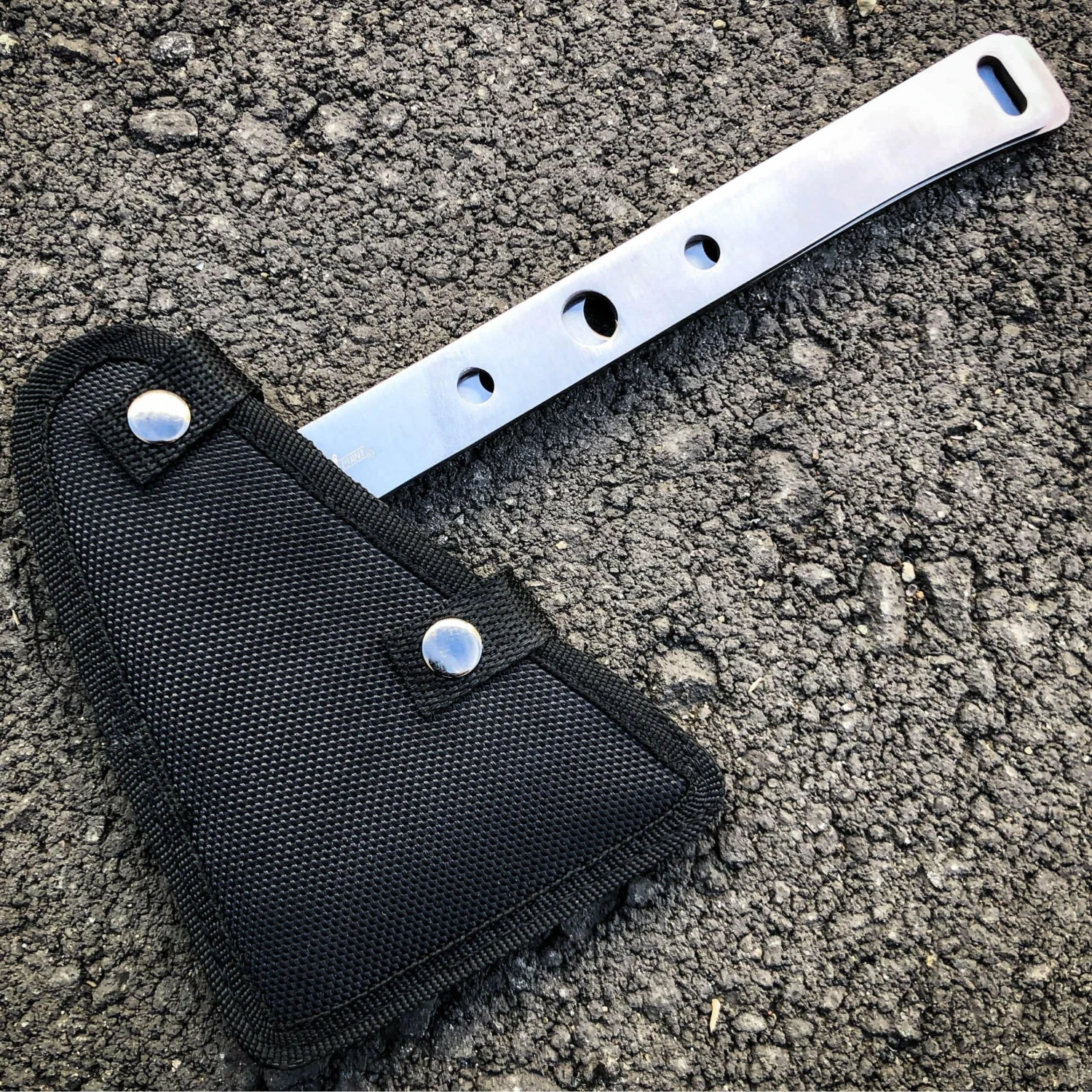 2 PC SILVER Tactical Axe TWIN Double USA FLAG Tomahawk Hatchet Throwing Knife 9 2 PC SILVER Tactical Axe TWIN Double USA FLAG Tomahawk Hatchet Throwing Knife - Image 7