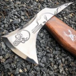 BoneEdge 18" Throwing Axe Tomahawk Wood Handle -BLADE ADDICT Sales blade addict axes boneedge 18 throwing axe tomahawk wood handle 23017301803207