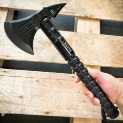 Elite Tactical USMC Marines Military Combat Tomahawk Hatchet AXE W Survival Kit -BLADE ADDICT Sales blade addict axes elite tactical usmc marines military combat tomahawk hatchet axe w survival kit 31075291398343