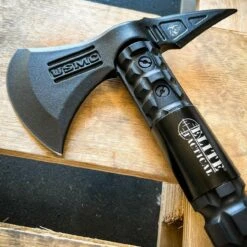 Elite Tactical USMC Marines Military Combat Tomahawk Hatchet AXE W Survival Kit -BLADE ADDICT Sales blade addict axes elite tactical usmc marines military combat tomahawk hatchet axe w survival kit 31075298738375