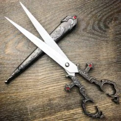 10" Medieval Renaissance Scissors Bodice Dirk Dagger Knife Fixed Blade -BLADE ADDICT Sales blade addict best sellers 10 medieval renaissance scissors bodice dirk dagger knife fixed blade 15400385544280