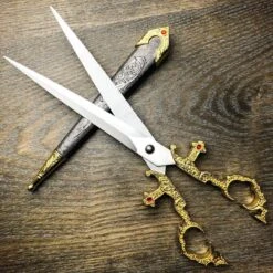 10" Medieval Renaissance Scissors Bodice Dirk Dagger Knife Fixed Blade -BLADE ADDICT Sales blade addict best sellers 10 medieval renaissance scissors bodice dirk dagger knife fixed blade 15400385675352