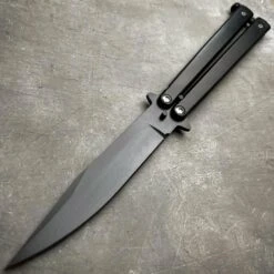 IKONIC Tactical Balisong Butterfly Knife NEW -BLADE ADDICT Sales blade addict butterfly knife black ikonic tactical balisong butterfly knife new 23017375662279