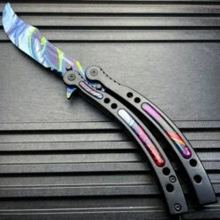 New Arrival -BLADE ADDICT Sales blade addict butterfly knife csgo hyper beast practice knife balisong butterfly tactical combat trainer new 36931534848214