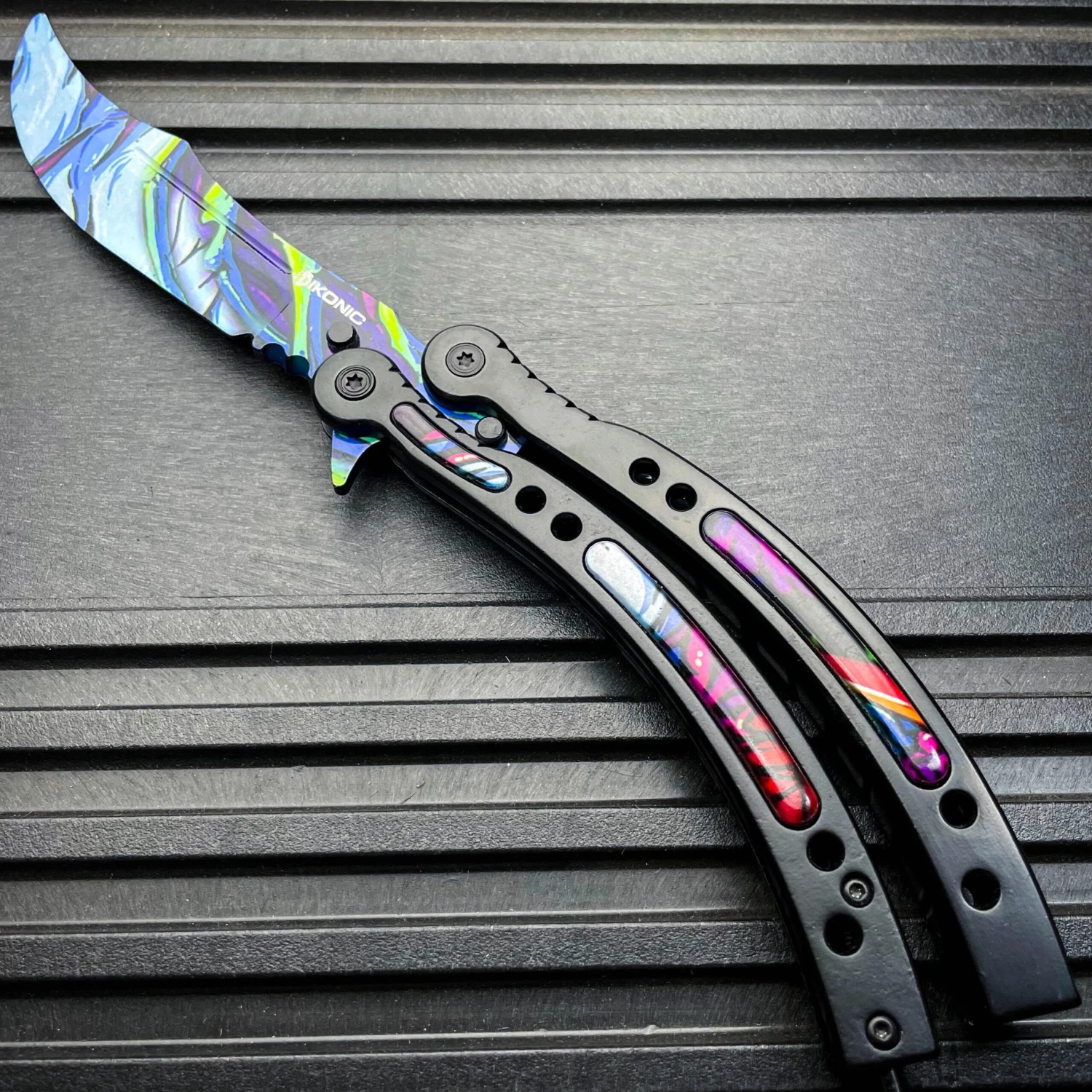 CSGO HYPER BEAST Practice Knife Balisong Butterfly Tactical Combat Trainer NEW 4 CSGO HYPER BEAST Practice Knife Balisong Butterfly Tactical Combat Trainer NEW - Image 2