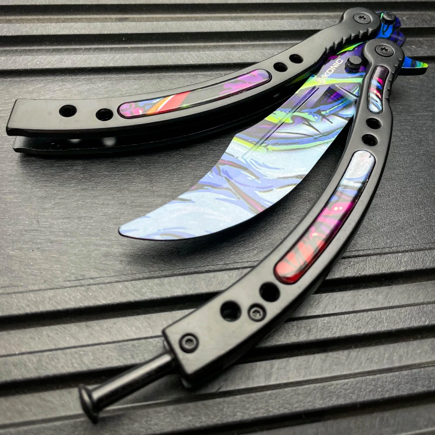 CSGO HYPER BEAST Practice Knife Balisong Butterfly Tactical Combat Trainer NEW 6 CSGO HYPER BEAST Practice Knife Balisong Butterfly Tactical Combat Trainer NEW - Image 4