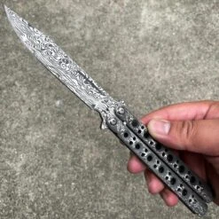 Scorpion Balisong Butterfly -BLADE ADDICT Sales blade addict butterfly knife damascus scorpion balisong butterfly 28866238578887