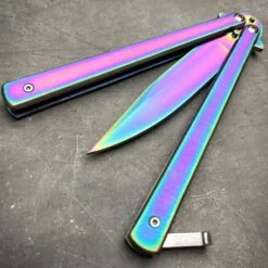 IKONIC Tactical Balisong Butterfly Knife NEW -BLADE ADDICT Sales blade addict butterfly knife ikonic tactical balisong butterfly knife new 23017375826119