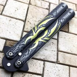 Spider Balisong Butterfly Knife -BLADE ADDICT Sales blade addict butterfly knife spider balisong butterfly knife 15405793935448
